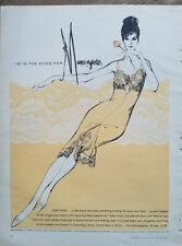 1959 women's Munsingwear Ivory Rose lace slip lingerie  vintage fashion ad