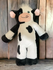 The Cow Cocoon 13” White Black Spotted Cow Plush Stuffed Animal Shoemaker Books - Picture 1 of 10