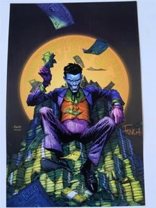 SDCC 2022 SIGNED Litho Art Print by David Finch Joker 80th Anniversary Cover - Picture 1 of 2