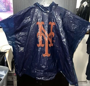 RARE New York Mets Hooded Rain Poncho - Picture 1 of 3
