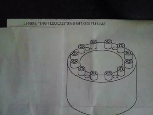 SHAFT LOCK 2.25" DIA SHAFT 4100 FT-LB CAP - Picture 1 of 2
