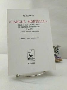 «Langue mortelle» Michel Orcel 1987 - Picture 1 of 6