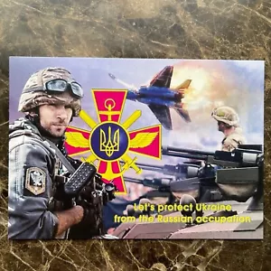 POCZTÓWKA🇺🇦GLORY ARMIA UKRAIŃSKA✅Siły Zbrojne Ukrainy💙💛STOP WOJNIE ROSYJSKIEJ 2022 - Zdjęcie 1 z 3