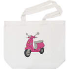 'Pink Scooter' Tote Shopping Bag For Life (BG00026072)