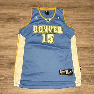 Carmelo Anthony #15 Denver Nuggets Adidas Sewn Swingman Jersey Men's Medium +2 - Picture 1 of 8