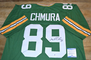 MARK CHMURA Autographed Auto Jersey Green Bay Packers Home Green Beckett COA