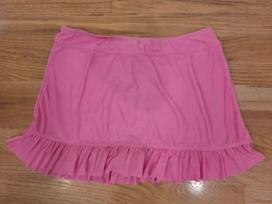 OP Swim Skirt Ruffled Hem Elastic Waist Cover up Pink Girls L Large JRs - Picture 1 of 4