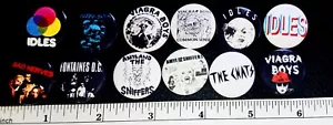 Punk Rock Buttons Pins Badges Idles Amyl And The Sniffers Viagra Boys - Picture 1 of 1