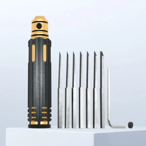 Prime Model Scriber con lama Gundam resina intagliata linea scriba strumento di taglio per hobby - Foto 1 di 8