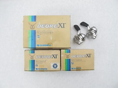 New Old Stock Vintage 1985 Set of Shimano Deore XT Deer Head MTB Parts (M700) - Image 1 of 4