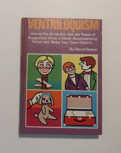 Vintage 1976 Book Ventriloquism Hardcover Book by Darryl Hutton - Picture 1 of 13