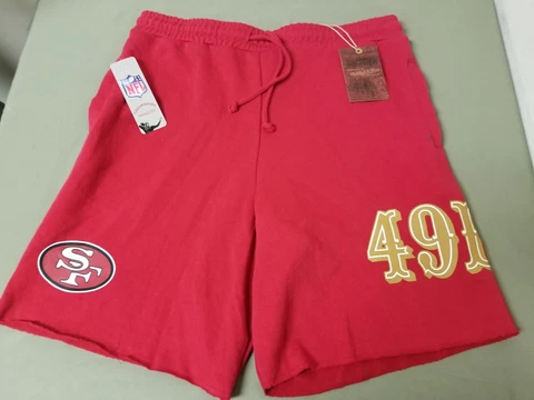 New Mitchell & Ness Mens NFL San Francisco 49ers Game Day Shorts Cover