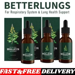 Mullein Leaf Drops, Lung Purification Healthy Breathing ForRespiratory Function` - Picture 1 of 13