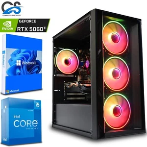 RTX Gaming PC Intel i5 12400F | RTX 5060 Ti 16GB | 16GB RAM | 1TB SSD | Win 11 - Picture 1 of 9