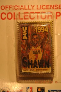 SHAWN KEMP -- 1994 USA BASKETBALL DREAM TEAM II VINTAGE PLAYERS PIN - Picture 1 of 4