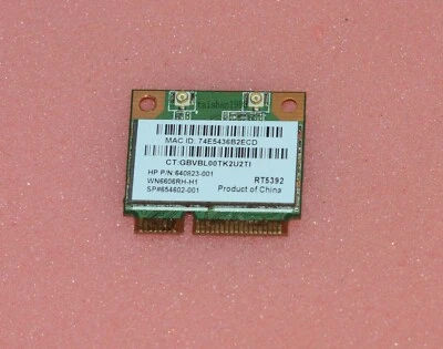 RALINK RT5392 WN6606RH-H1 802.11b/g/n Wireless Half Mini PCIe Card WPER-272GN - Image 1 of 3