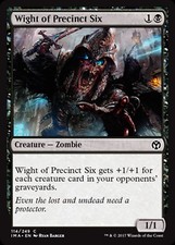 Mrm français 4x foil wight of precinct six-scavengers of the 6th ima mtg magic