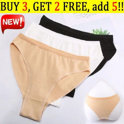 Girls Ballet Dance Seamless Knickers Underwear Gymnastics High Cut Cotton Briefs - Image 1 of 4