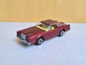 Matchbox Superfast Lincoln Continental red metallic made in Bulgaria '79 #1 - Picture 1 of 10