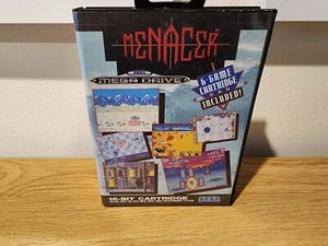 Sega Menacer 6 Game Cartridge, Sega Mega Drive, Complete, PAL - Picture 1 of 3