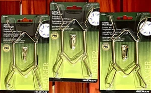 Hillman 122047, Soft Tip Plate Hanger, Lot of 3, New Picture Hang Gold Picture - Picture 1 of 7