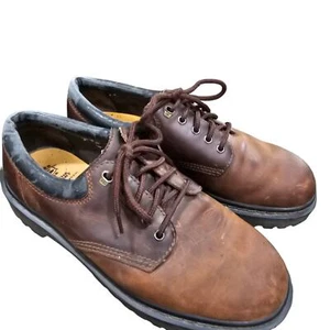 Skechers 4185 Brown 10.5 Lace Ups work shoe Slip Resistant - Picture 1 of 9