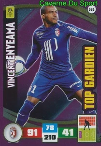 363 VINCENT ENYEAMA NIGERIA LOSC LILLE TOP GARDIEN CARD ADRENALYN 2017 PANINI - Picture 1 of 1