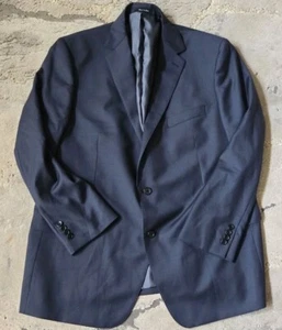 Paul & Betenly Mens Blue Filarte 100% Wool 2 Piece Suit 46R Jacket 38x28 Pants - Picture 1 of 22