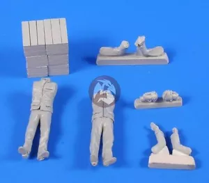 CMK 1/35 Alemán Schnellboot Crew con Provisiones (2 Figuras) F35206 - Imagen 1 de 1