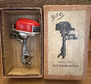Motore fuoribordo giocattolo elettrico tipo speciale Sakai Seisakusho vintage con scatola - Foto 1 di 8