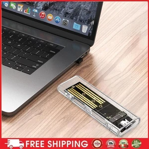 M.2 NGFF SATA Type C 3.1 SSD Case 10Gbps SSD Enclosure for 2230/2242/2260/2280 - Photo 1/11
