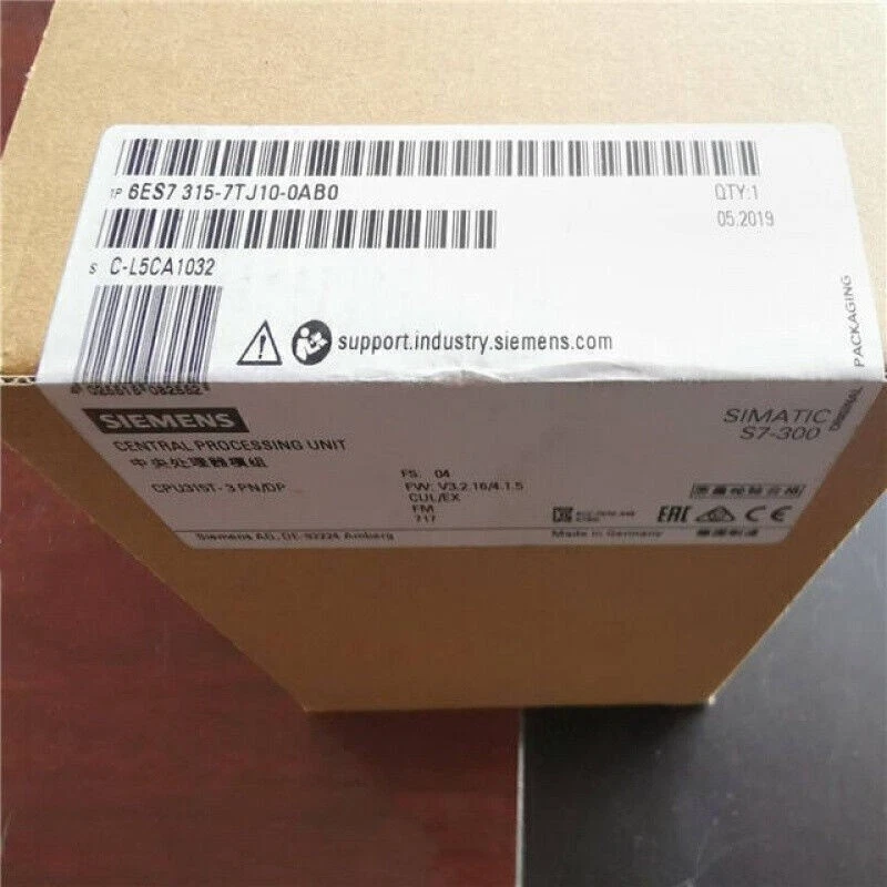 NEW Unopened SIEMENS 6ES7 315-7TJ10-0AB0 Module Free Shipping - Image 1 of 1