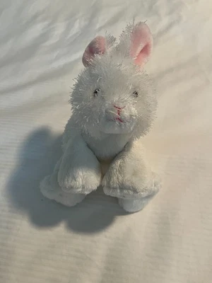 Peluche TODO Lil' Kinz White Bunny sin etiqueta - aprox. 7"x5"x4" - Usado en excelente estado Foto 1 de 3