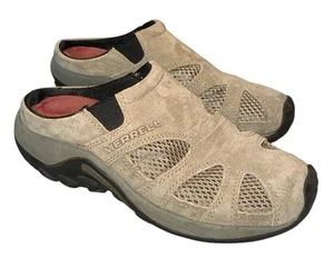 Merrell Shoes Womens 7.5 Jungle Slide Ventilator Mule Brown Slip On Closed Toe - Picture 1 of 9