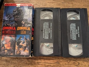 Godzilla Vs Megalon & Vs Gigan Double Feature 2 Tapes (VHS, 1995) Horror Sci-Fi - Bild 1 von 5