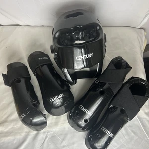 Century Erwachsene Sparring Set Kopfbedeckung Füße Bezüge Handbezug Boxhandschuhe NEUWERTIG! - Bild 1 von 14