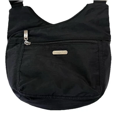 Baggallini Crossbody Charlotte Criss Cross Purse Satchel Adjustable Black *Read - Image 1 of 4