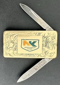 Vintage Northrup King Seed Money Clip Imperial Pocketknife Advertising - Picture 1 of 18