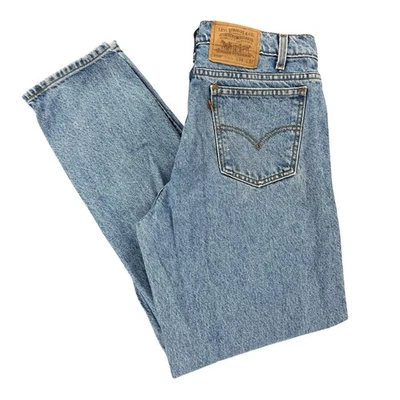 VTG Levis Orange Tab Mens 550 Relaxed Tapered Jeans (32x32) Blue - Image 1 of 4