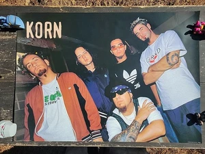 Pirámide Korn Band Portrait 1999 Importación del Reino Unido PR3174 De colección Antiguo Stock 24x34 - Imagen 1 de 7