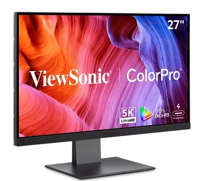 ViewSonic VP2788-5K 27" 5K Mac-Compatible Monitor with 100W Thunderbolt 4. - Image 1 of 4