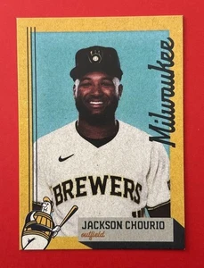 2024 MILWAUKEE BREWERS JACKSON CHOURIO Regional Police Baseball Card Rookie RC - Picture 1 of 2