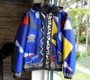 VERSACE JACKET 50 reversible medusa gianni donatella windbreaker bomber padded - Bild 1 von 19