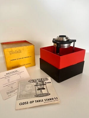 KODAK Close-Up Tripod 1:1 Retina Vintage Retro Camera + Box and Instructions - Image 1 of 4