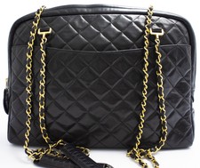 CHANEL CHAIN SHOULDER BAG 2.55 TASCHE SCHULTERTASCHE RAR MATELASSE SCHWARZ BLACK