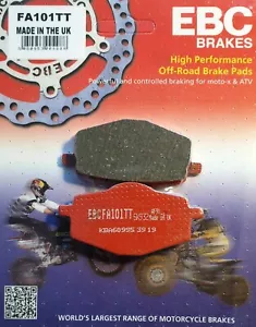 EBC/FA101TT Brake Pads (Front) for Yamaha DT125R, XT225 Serow, XT350, etc. - Picture 1 of 2