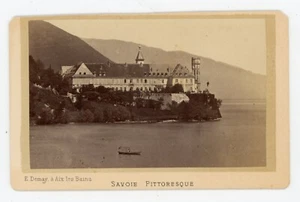 PHOTO CDV Demay à Aix les Bains, 1881 Abbaye de HAUTECOMBE Savoie - Picture 1 of 2