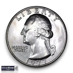 Washington Quarter 1977 (*estado BU/GEM*) - nítido, brillante - Imagen 1 de 2