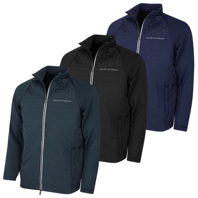 Oscar Jacobson Mens Harrington Padded Thermal Golf Jacket 54% OFF RRP