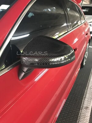 Repuesto de tapa de espejo de fibra de carbono para Audi A4 B9 S4 Rs4 2016 en fabricante de equipos originales Foto 1 de 4